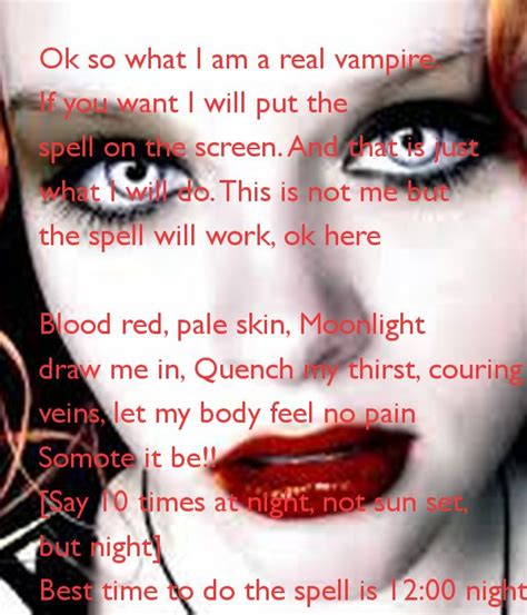 real vampire spell|vampire spells that really work.